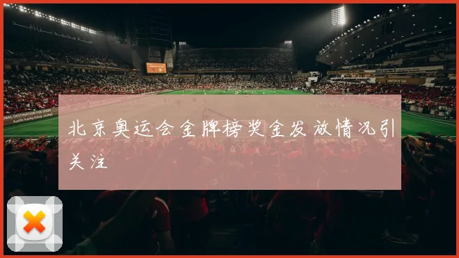 北京奥运会金牌榜奖金发放情况引关注