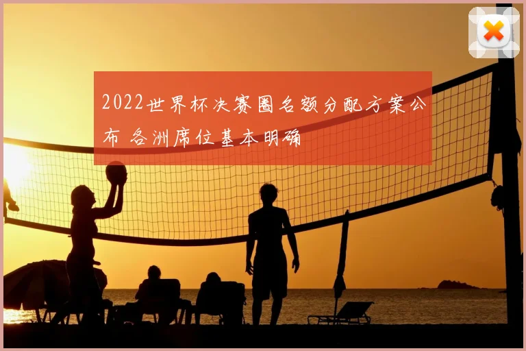 2022世界杯决赛圈名额分配方案公布 各洲席位基本明确